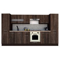 Bucatarie MARINA NEW 340 5B Wenge / Decor 7648